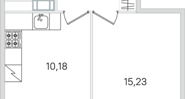 1-к. квартира, 35&nbsp;м²