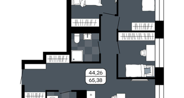 Студия, 65&nbsp;м²