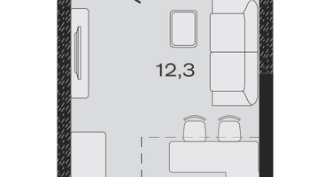 Студия, 22&nbsp;м²