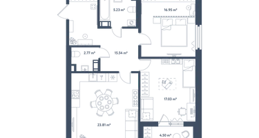 Студия, 83&nbsp;м²