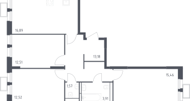 3-к. квартира, 76&nbsp;м²