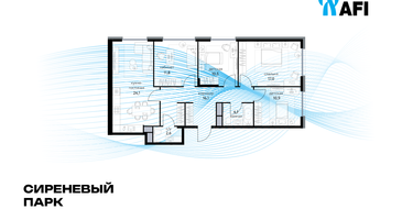 4-к. квартира, 97&nbsp;м²