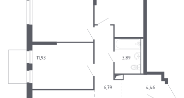Студия, 76&nbsp;м²