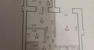 1-к. квартира, 36,1&nbsp;м²