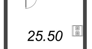 Студия, 25&nbsp;м²