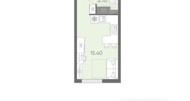 Студия, 21&nbsp;м²