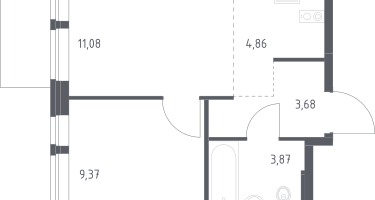 Студия, 32&nbsp;м²