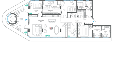 6-к. квартира, 260&nbsp;м²