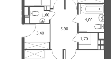 3-к. квартира, 72 м²