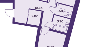 3-к. квартира, 74&nbsp;м²