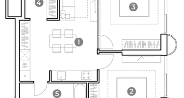 3-к. квартира, 59&nbsp;м²