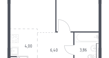 Студия, 36&nbsp;м²