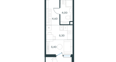 Студия, 21&nbsp;м²