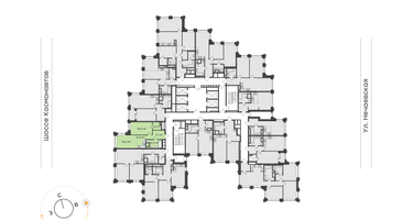 1-к. квартира, 51&nbsp;м²