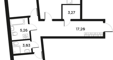 2-к. квартира, 86&nbsp;м²