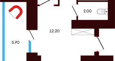 4-к. квартира, 82 м²