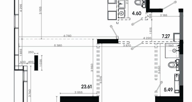 2-к. квартира, 88 м²