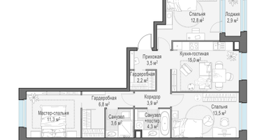 3-к. квартира, 78&nbsp;м²