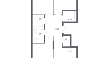 Студия, 76&nbsp;м²