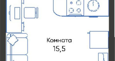 Студия, 24&nbsp;м²