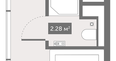 Студия, 16&nbsp;м²