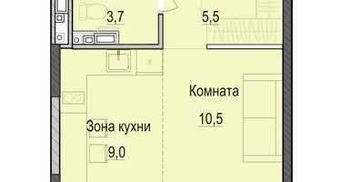 Студия, 28&nbsp;м²