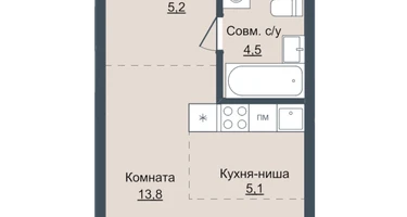 Студия, 28&nbsp;м²