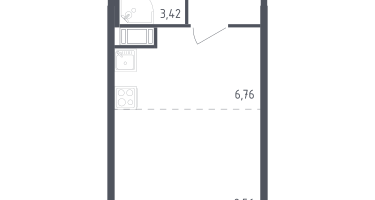 Студия, 24&nbsp;м²