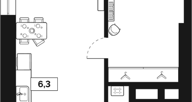 2-к. квартира, 76 м²