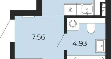 1-к. квартира, 46&nbsp;м²