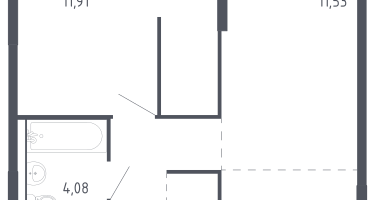 Студия, 38&nbsp;м²