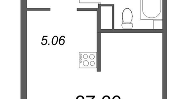 Студия, 27&nbsp;м²