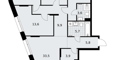 4-к. квартира, 120&nbsp;м²