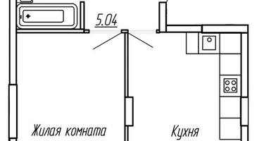 1-к. квартира, 49&nbsp;м²
