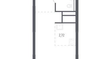 Студия, 19&nbsp;м²