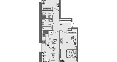 Студия, 62&nbsp;м²