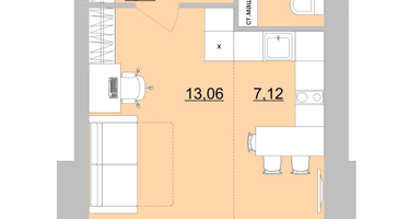 Студия, 31&nbsp;м²
