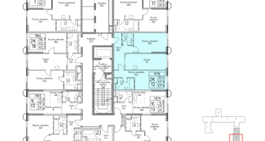 2-к. квартира, 67&nbsp;м²