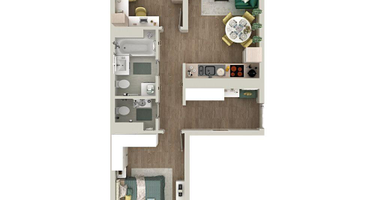 2-к. квартира, 67 м²