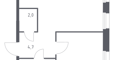 Студия, 41&nbsp;м²