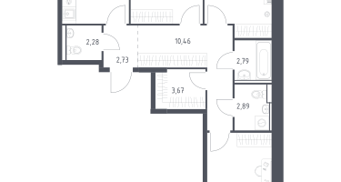 3-к. квартира, 78&nbsp;м²