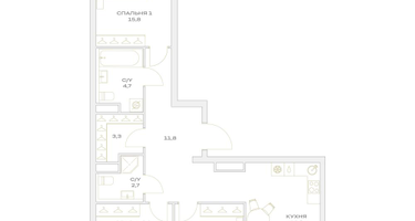 4-к. квартира, 81 м²