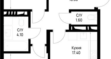 3-к. квартира, 68&nbsp;м²