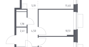 Студия, 50&nbsp;м²