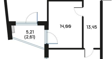 2-к. квартира, 77&nbsp;м²