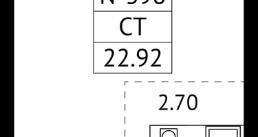 Студия, 22&nbsp;м²
