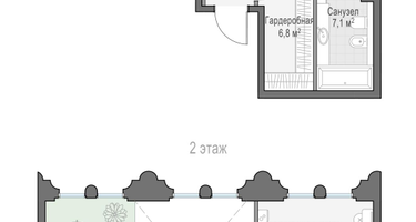 1-к. квартира, 101&nbsp;м²