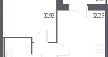 Студия, 32&nbsp;м²