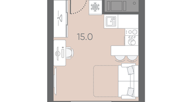 Студия, 20&nbsp;м²