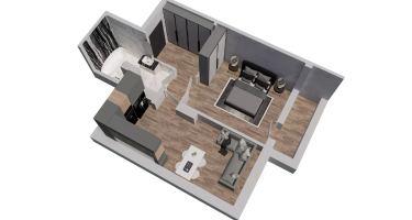 1-к. квартира, 41&nbsp;м²